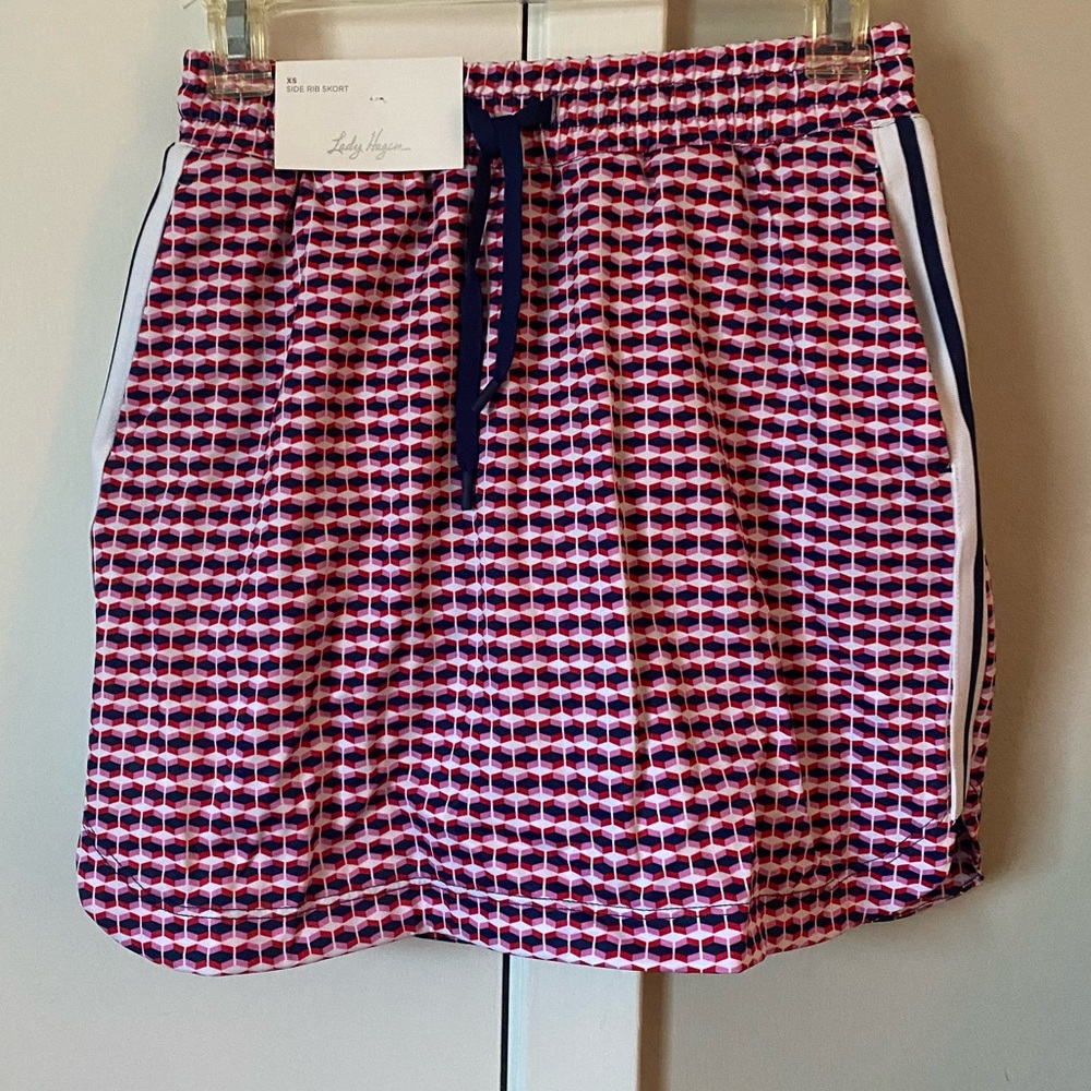 Red white and blue Skort